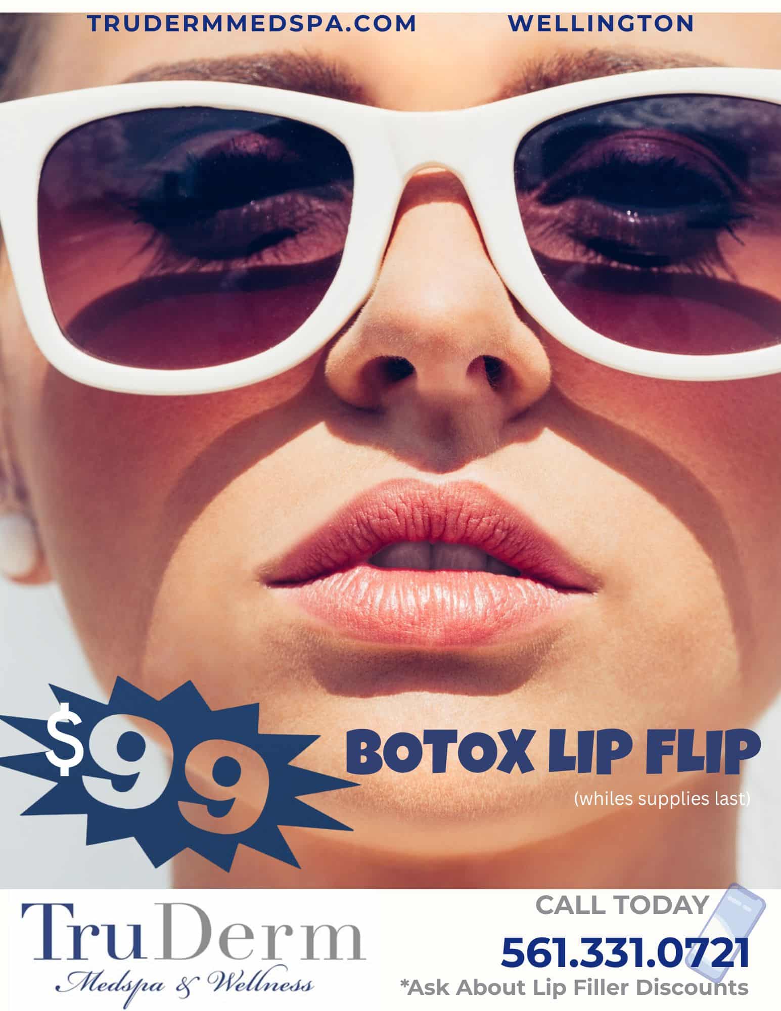 $99 BOTOX lip flip special wellington